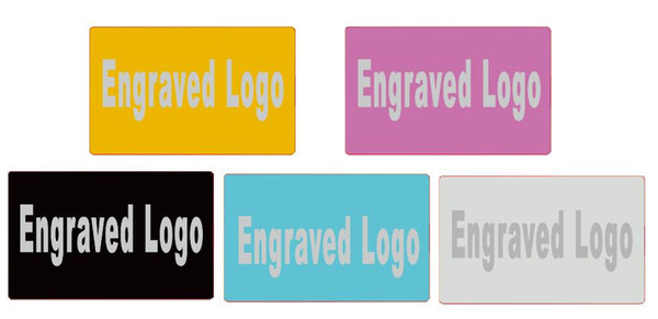 100pcs Engraved Tags Metal Name Card 1-100pcs Customized Plate Plaque Label Safety Sign