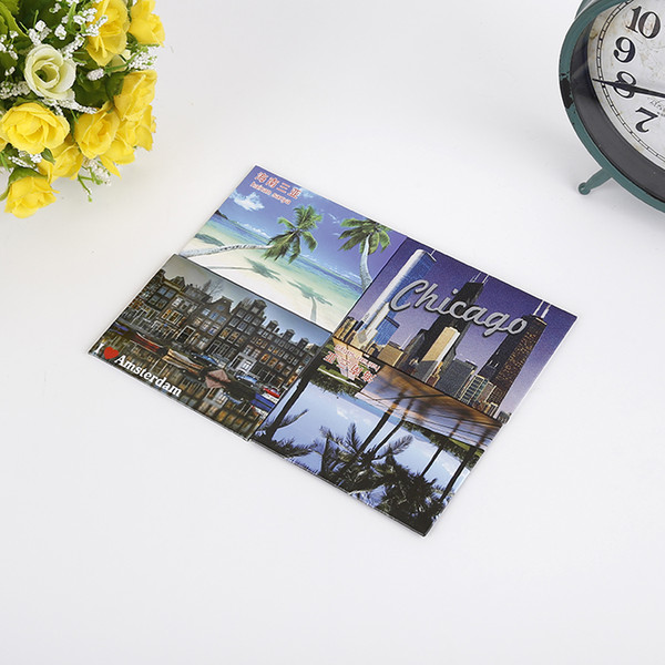 Custom around the scenic spots of tourism advertising magnetic refrigerator stickers