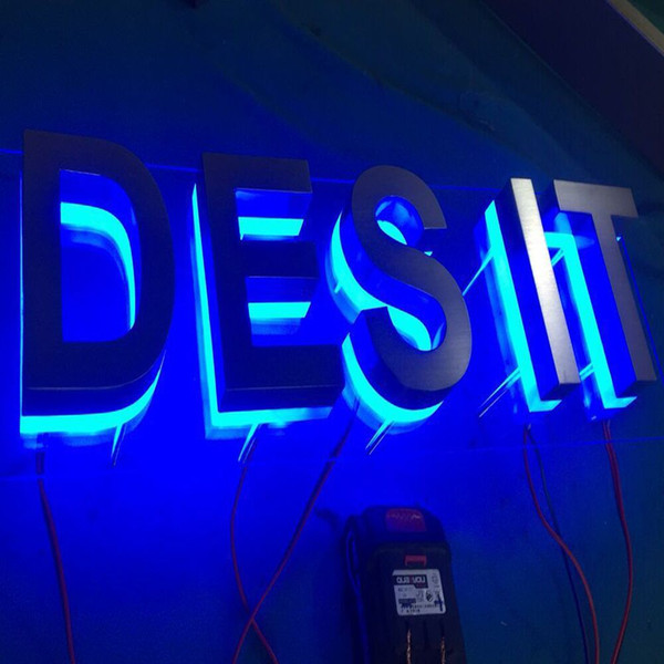 Stainless Steel Led Lighted Letters Sign