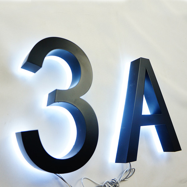 Outdoor Advertising Side Lit Illuminated 3D Logo Sign