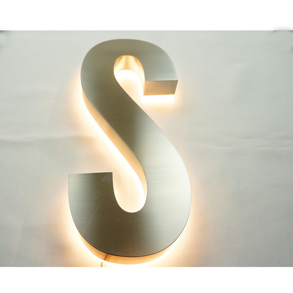 Waterproof Led Power Illuminated 3D Emboss Logo Signs