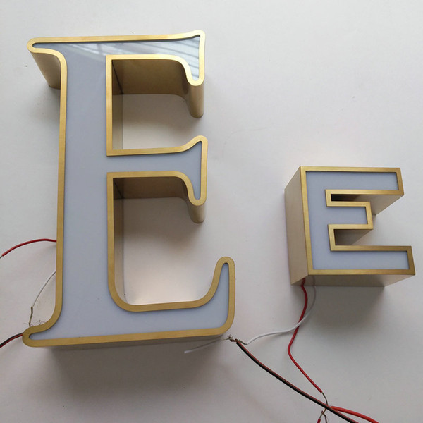 customized advertising Acrylic 3D Illuminated channel letters Sign customized company LOGO