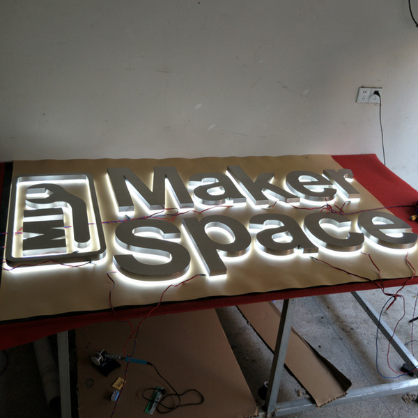 wholesale coffee store decorative 3d backlit letters sign