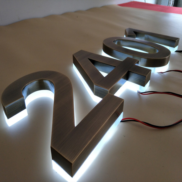 Custom backlit LED letters or Numbers