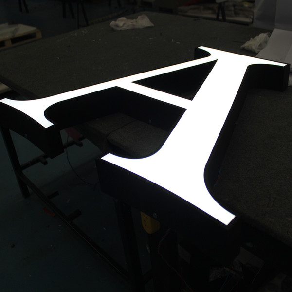 Popular waterproof frontlit led outdoor letters