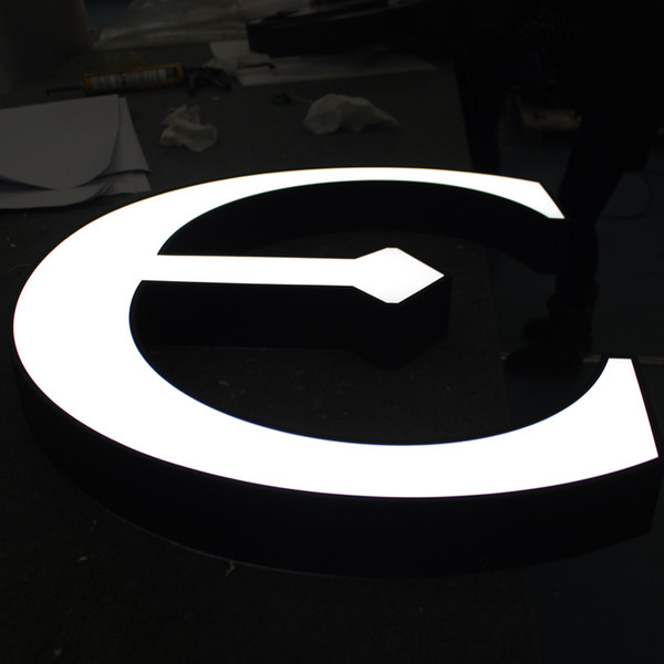 channel letter sign making led advertising illuminated signs