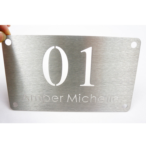 Company Customed Room Number Wall Plaques