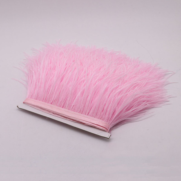 10-15cm 100% natural ostrich feather trims 51 color available