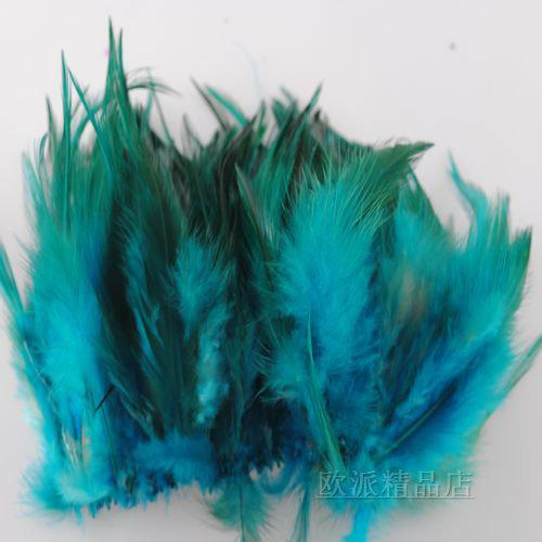 Wholesale 30pcs/lot DIY Natural dyed feathers 12-16CM 12COLORS Christmas decoration clothing accessories