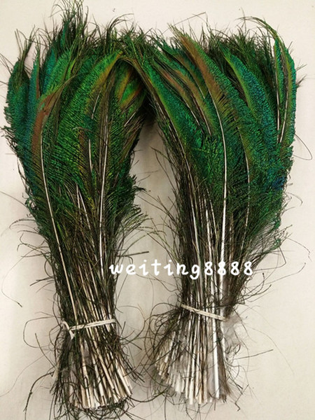 200pcs/lot pretty 35-40cm 14-16 inches Wedding decoration DIY peafowl natural tail peacock feather sword Left and right sides is symmetrical