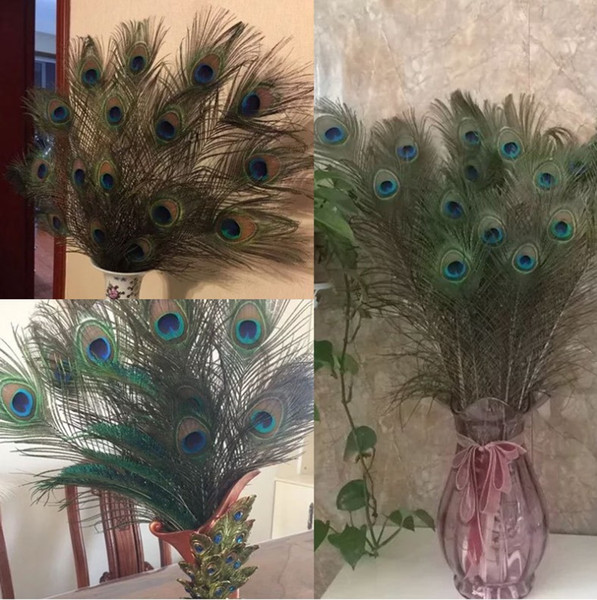 2016 Really Peack Feather Elegant Natural Peacock Feather For Wedding Party Decorate Home Decoration 70To 80cm 200pcs/Lot