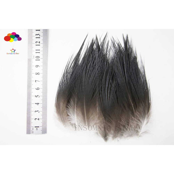 Natural Grey Heron Egret Feathers 2-4inch/5-10cm craft unique colorful patterned real feathers