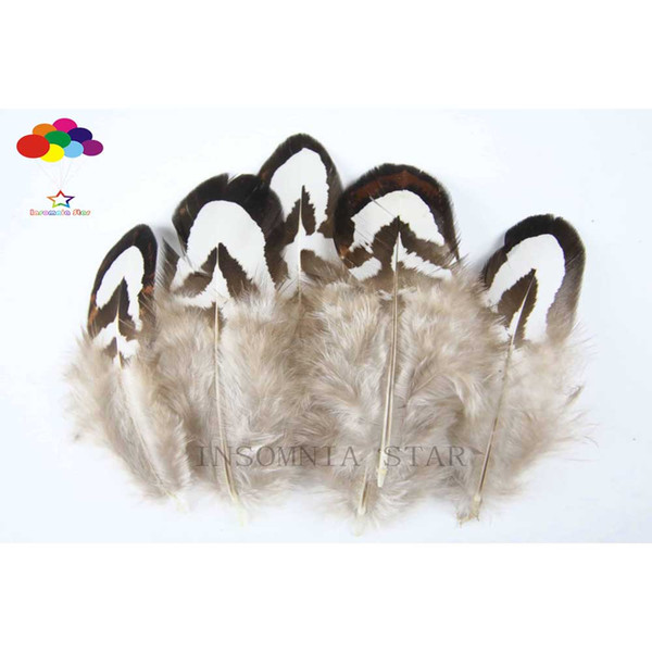 white Reeves Venery Pheasant Tail Premium 5-10cm/2-4inch craft unique colorful patterned real feathers