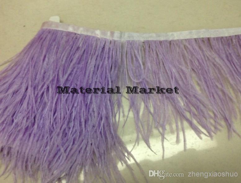 Free Shipping-10 yards/lot ostrich feather trimming fringe ostrich feather fringe feather trim 5-6inch in width