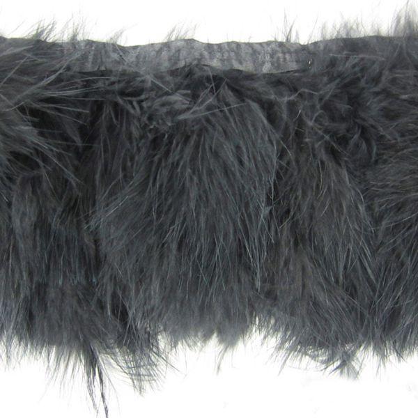 2Yards/pcs Black Marabou Feather Trimming Many Color Feather Fringes Marabou Feathers Ribbon Trim Fringe Costumes Party Event Supplie Trims