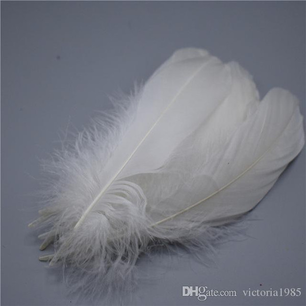 50pcs/lot Nature Goose Nagoire Feathers for crafts plumes 5-7inch/13-18CM Jewelry Clothing Accessories Wedding decoration