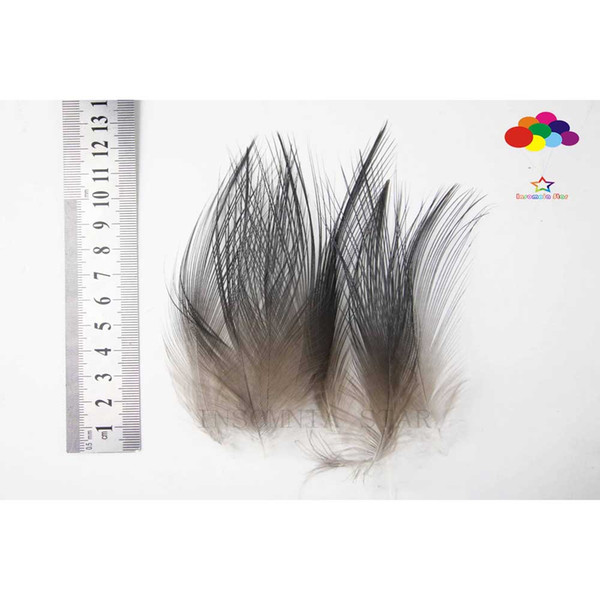 Natural Grey Heron Egret Feathers 6-8inch/15-20cm craft unique colorful patterned real feathers