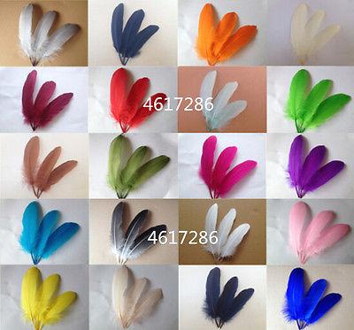 Beautiful natural goose feather 15-20cm / 6-8inches 500pcs Festival and party supplies > > celebration party supplies