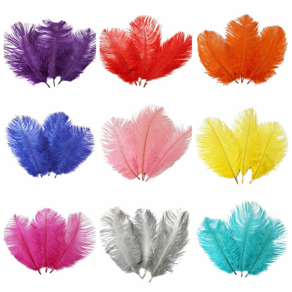 15-20CM Beautiful cheap Ostrich Feathers for DIY Jewelry Craft Making Wedding Party Decor Accessories Wedding Decoration