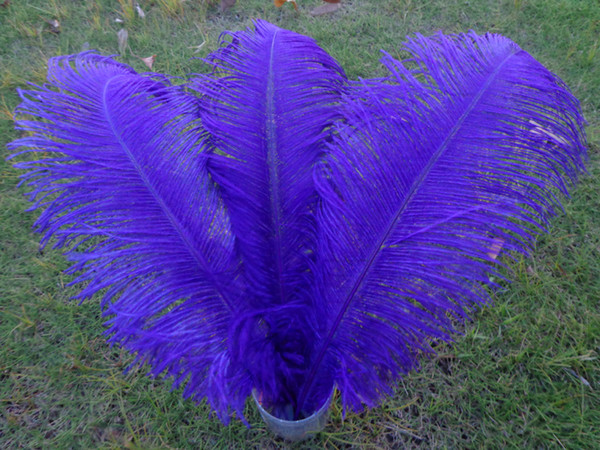 Wholesale_100 pcs a lot 6-24inch purple Ostrich Feather Plume for Wedding Centerpieces table decoration