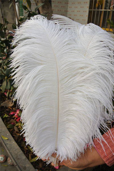 Wholesale 50pcs/lot 18-20inch(45-50cm) White ostrich feathers plumes for Wedding table centerpiece feather centerpieces party event supply