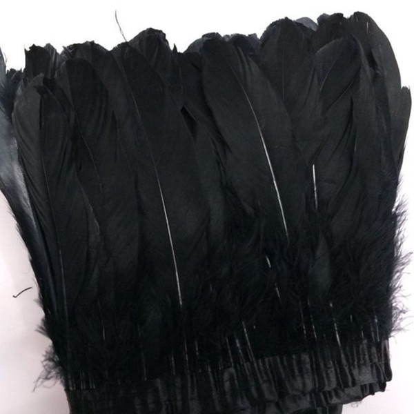 Goose Feather Trimming Feather Fringes 2Yards Goose Feather Trimming Sewing Dress Costumes Goose Feathers Trim Dyed Goose Feather Ribbons