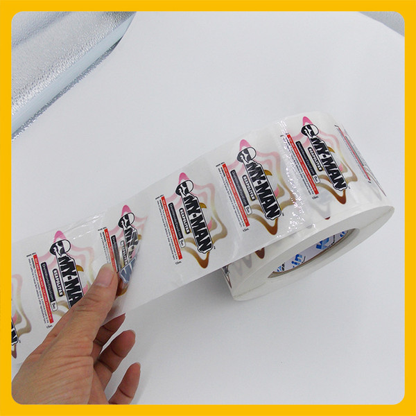 Custom clear PVC die-cutting window adhesive sticker label transparent car label decoration sticker with high quality