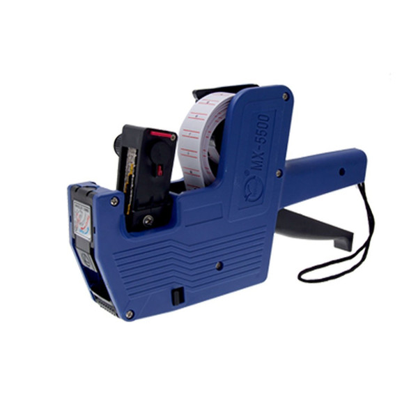 Wholesale- Blue 8 Digits Hand Price Labeller Tag Gun Plastic