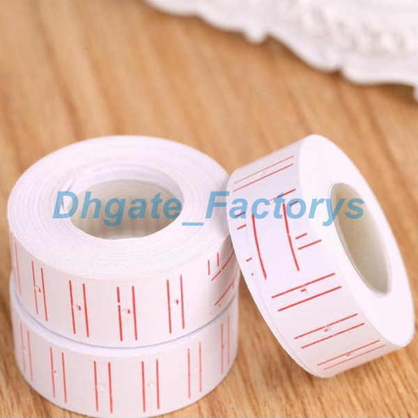 new 20 Rolls set/lot Price Label Paper Tag Tagging Pricing For Gun White 500pcs/roll