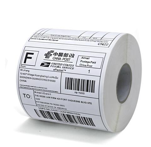 100x100mm Desktop Direct Thermal Labels. Roll of 500 labels no ribbons Required