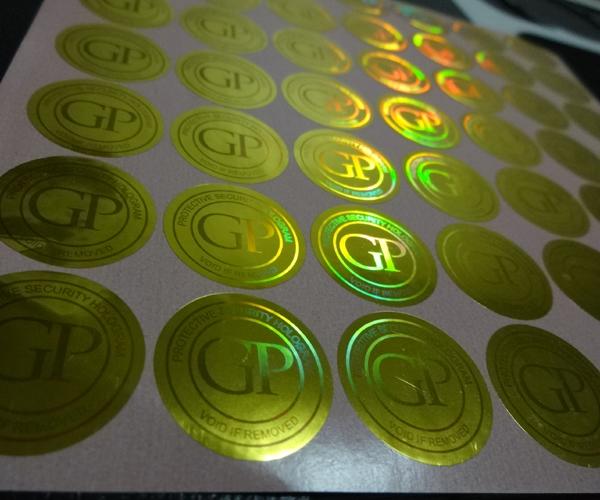 Free design&3D color changing ! Secure custom hologram label sticker printing,can be with serial/unique number ,and scratch off coating