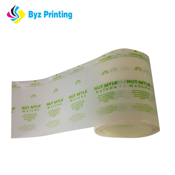 Printing Custom Adhesive Logo Vinyl Roll Label ,transparent Circle Labels,coated paper sticker with lamination