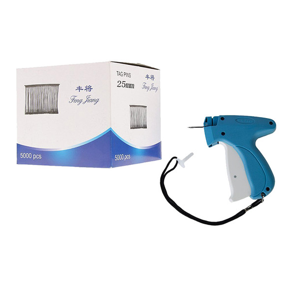 FengJing 2x Regular Clothing Garment Price/Brand Label Tag Tagging Gun + Approx. 5000 Barbs 25mm + 1 Needle