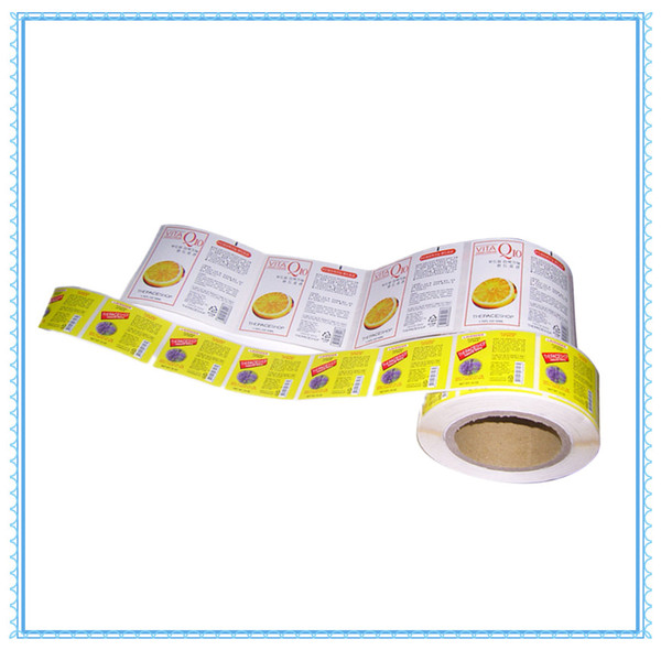 New arrival products package roll sticker full color customized paper label sticker