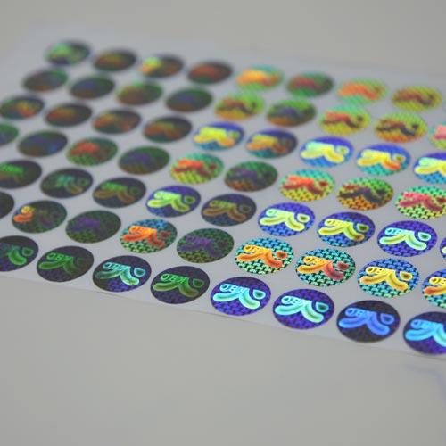 laser packing labels hologram stickers high quality