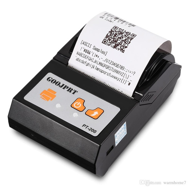 GOOJPRT MINI Printer Portable Wireless Bluetooth Thermal Printer 58mm 80mm/S 1500mAh Thermal Line Printing For Android IOS Free Shipping NB