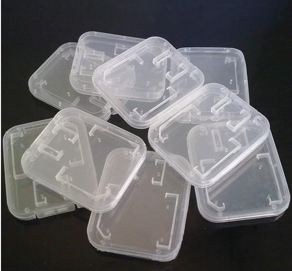 1000pcs SD MMC TF Card Plastic Case box free shipping #WRF46