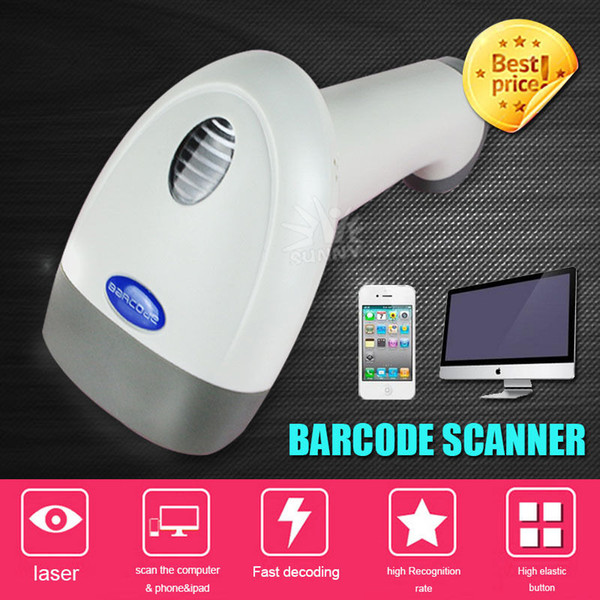 2M Cable USB Port Laser Barcode Scanner Reader Decoder for Computer Phone Pad Support Scan Mobile