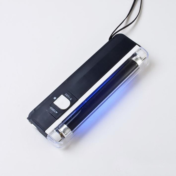 Hot New 2 In 1 Uv Black Light Handheld Torch Portable Fake Money Id Detector Lamp Tool