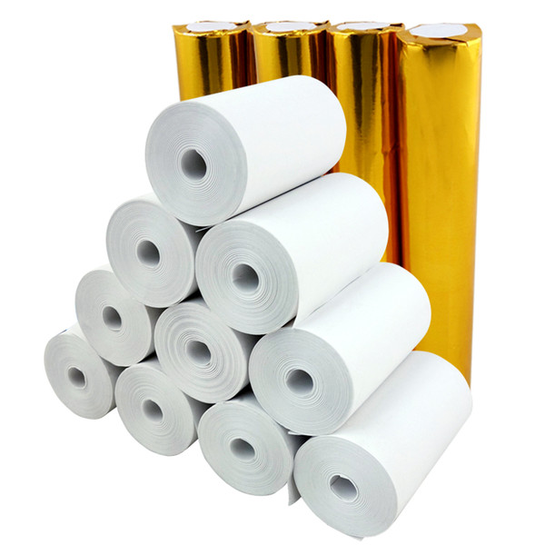 20 rolls thermal paper 57 x 30 mm no core BPA free super long mobile bluetooth cash register paper roll