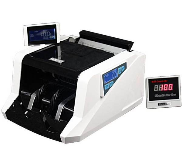 Banknote Money Counter Cash Counters 168UV/MG Automatic UV/MG Detection Suitable for Most Currencies Kinds of Bills Double-notes Detecting