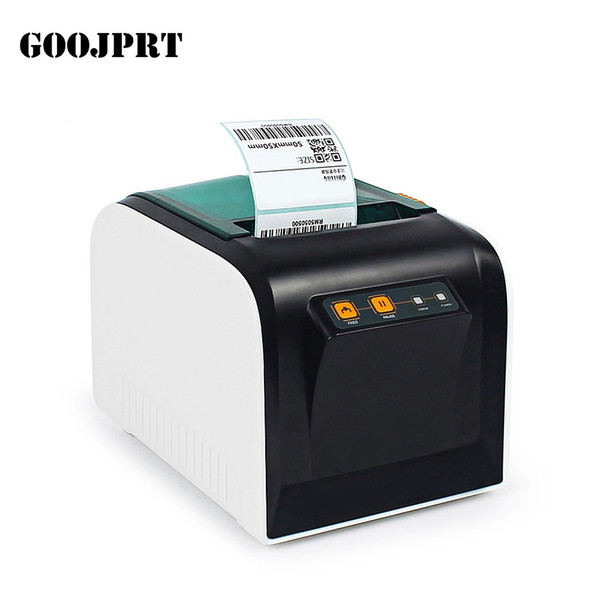 GOOJPRT Thermal Label Printer 80mm Sticker Printing Machine with USB Serial Port