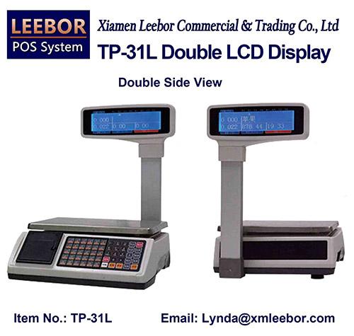 TP-31L Pricing/ Counting Scales, Supermarket Thermal Printer Scales, POS Receipt/ Bill Weighing, Support other local Language, Big LCD