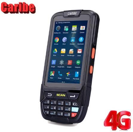 Caribe PL-40L large screen 1d bluetooth android barcode scanner pda