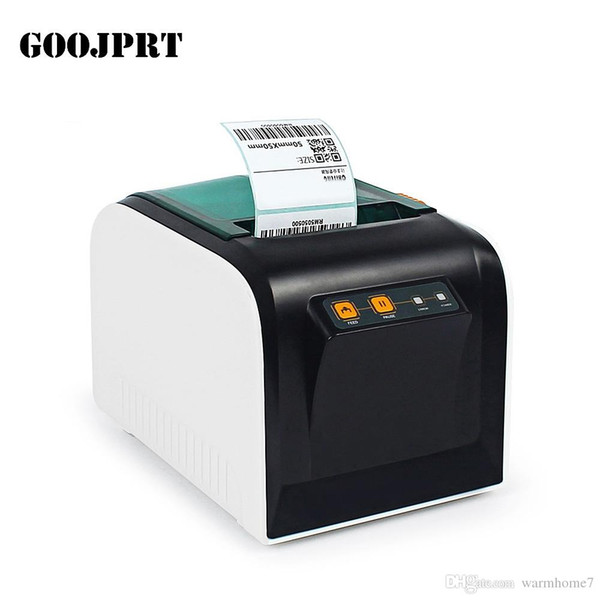 GOOJPRT Thermal Label Printer 80mm Sticker Printing Machine with USB Serial Port