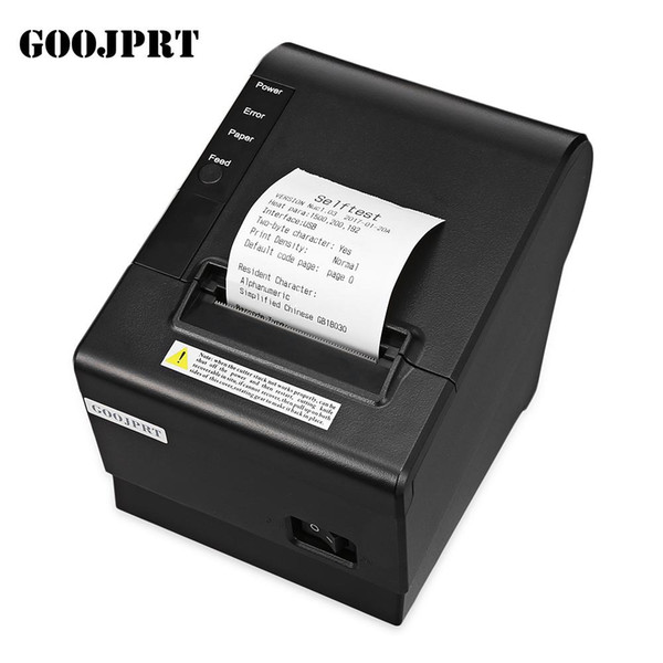 GOOJPRT Portable USB Thermal Printer With Gearwheel Compatible With Android IOS Support ESC/POS Thermal Line USB-B Port Free Shipping NB