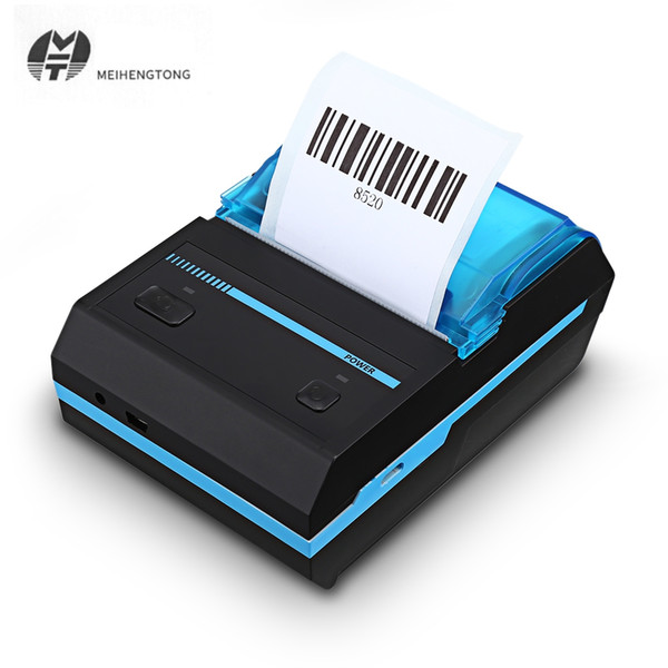 MEIHENGTONG Thermal Label Printer 58mm Sticker QR Code Portable Printing Machine for Android / iOS / Windows System