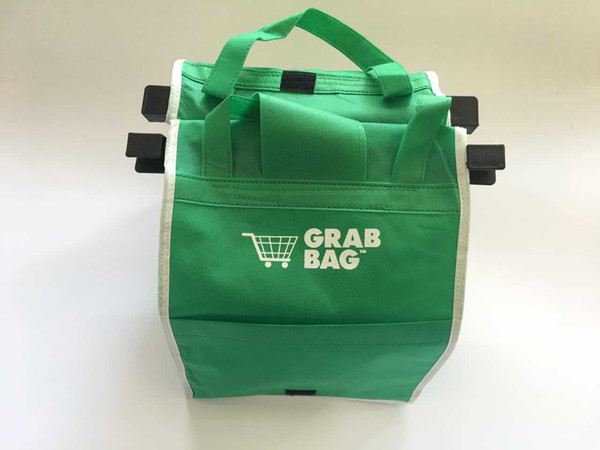 New Grab Bag Reusable Ecofriendly Shopping Bags That Clips To Your Cart Foldable Shopping Bags Reusable Eco Shopping Tote