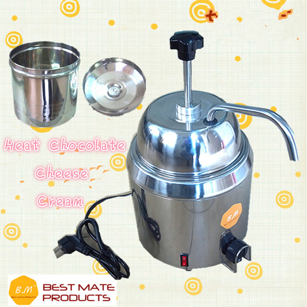 chocolate heat machine cheese heating machine with pump western coffee cafeteria cream heat machine