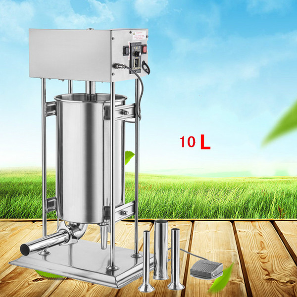 10L Stainless steel electric sausage machine commercial electric vertical sausage machine hot dog equipment